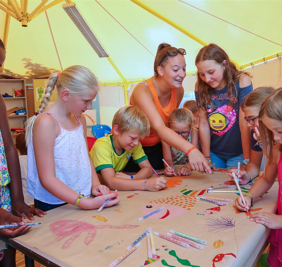 Manuelle Aktivitäten für Kinder auf Camping Les Sirènes - CAMPING*** Les Sirènes